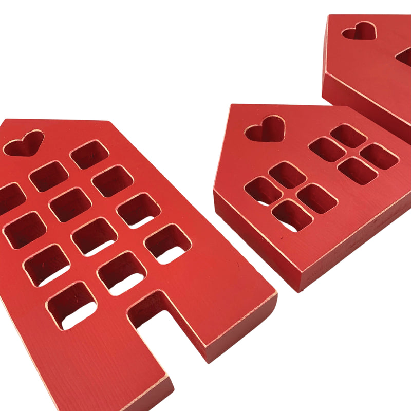 Wide Heart Window Houses