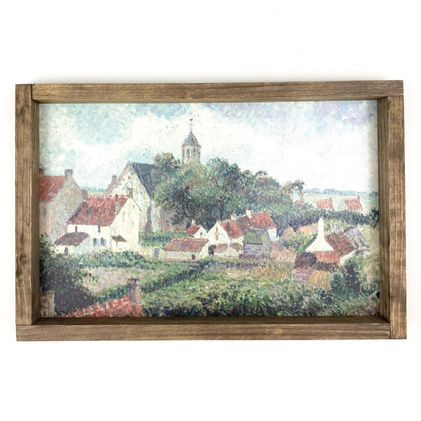 *CLOSEOUT* The Village of Knokke <br>Framed Art