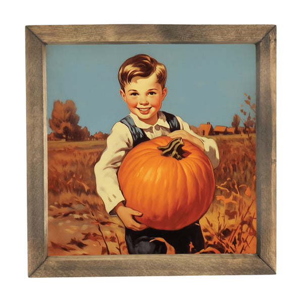 Prize Pumpkin <br>Framed Art