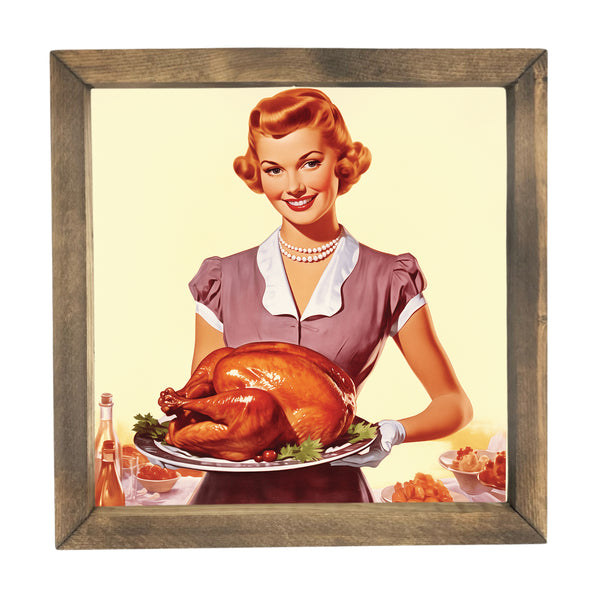Vintage Thanksgiving <br>Framed Art