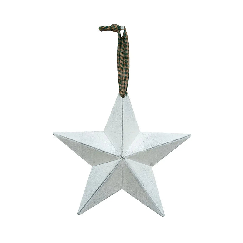 White Metal Star Ornament