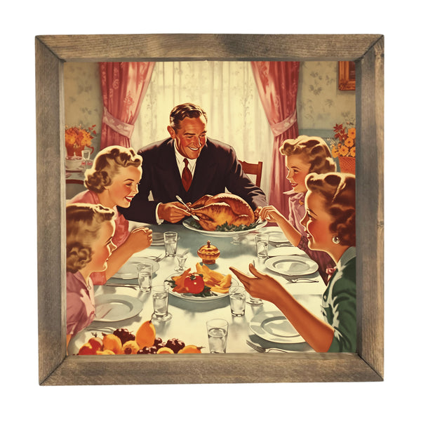 Thanksgiving Dinner <br>Framed Art