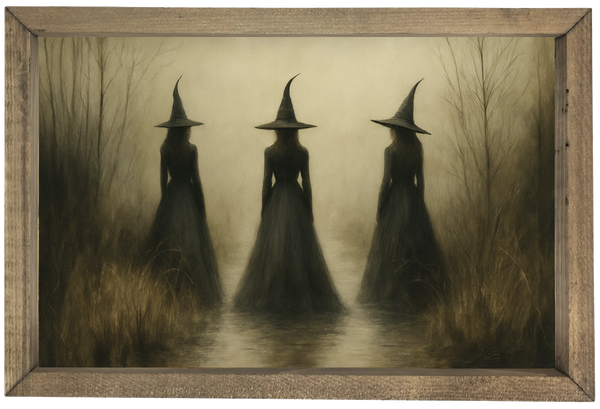Three Witches in Forest