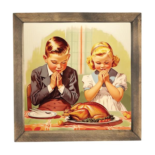 Thanksgiving Prayer <br>Framed Art