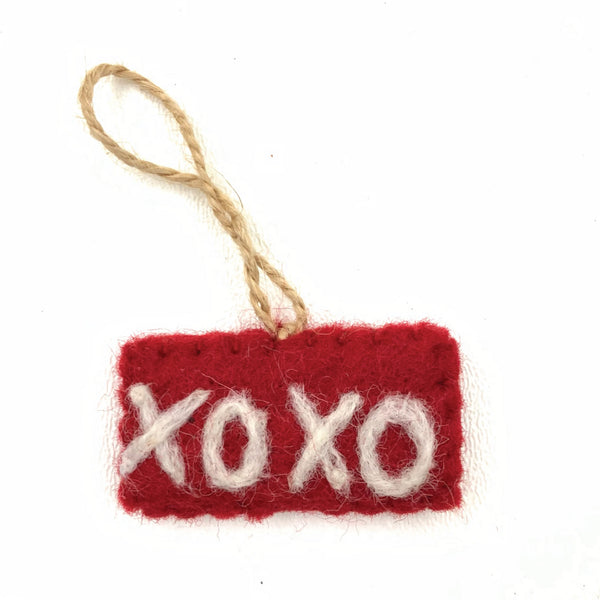 Valentines Word Ornaments