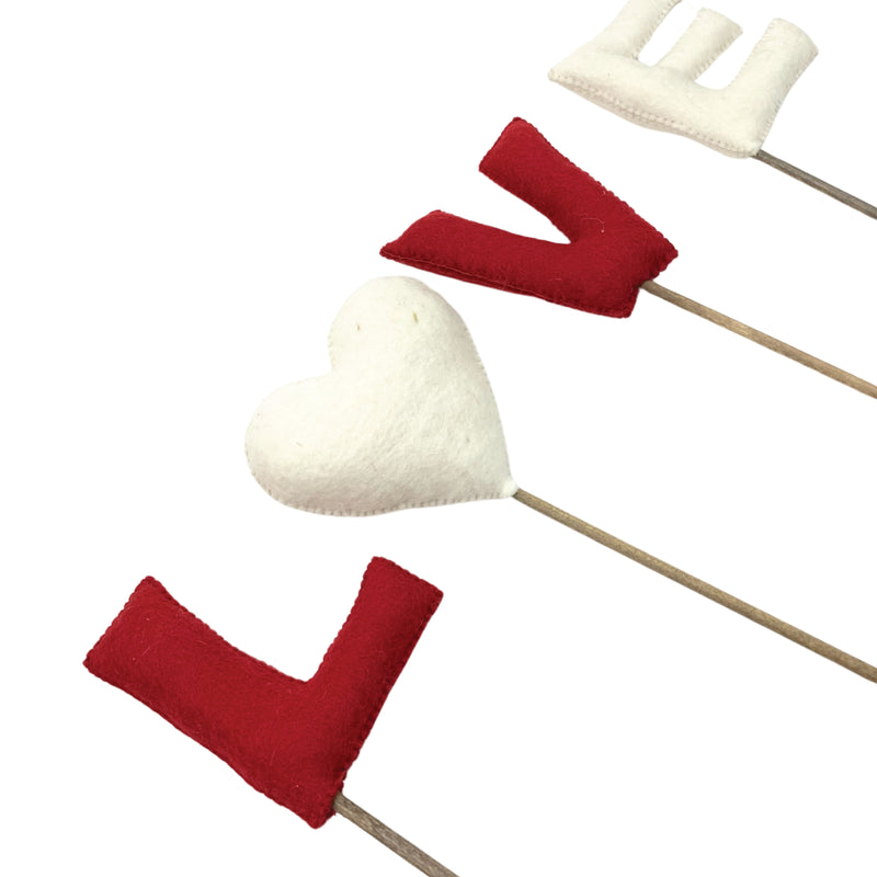 Love Felt Sticks