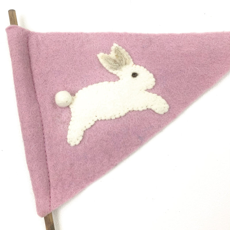 Bunny Felt Flag