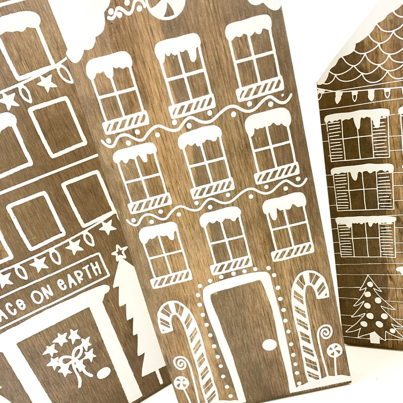 XL Skinny Christmas Houses