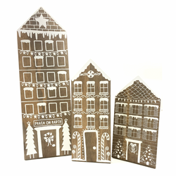 XL Skinny Christmas Houses