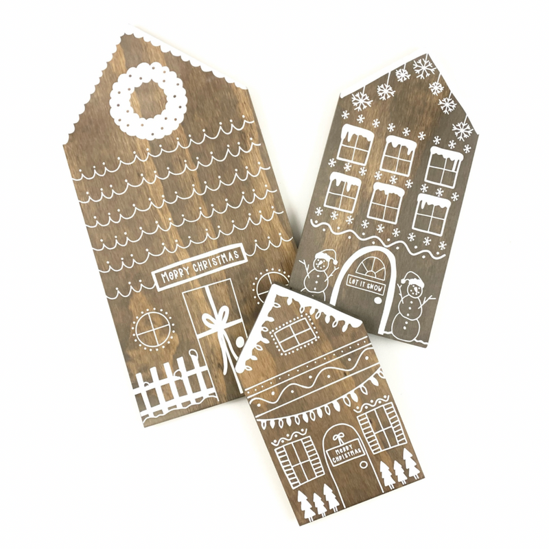 XL Wide Christmas Houses