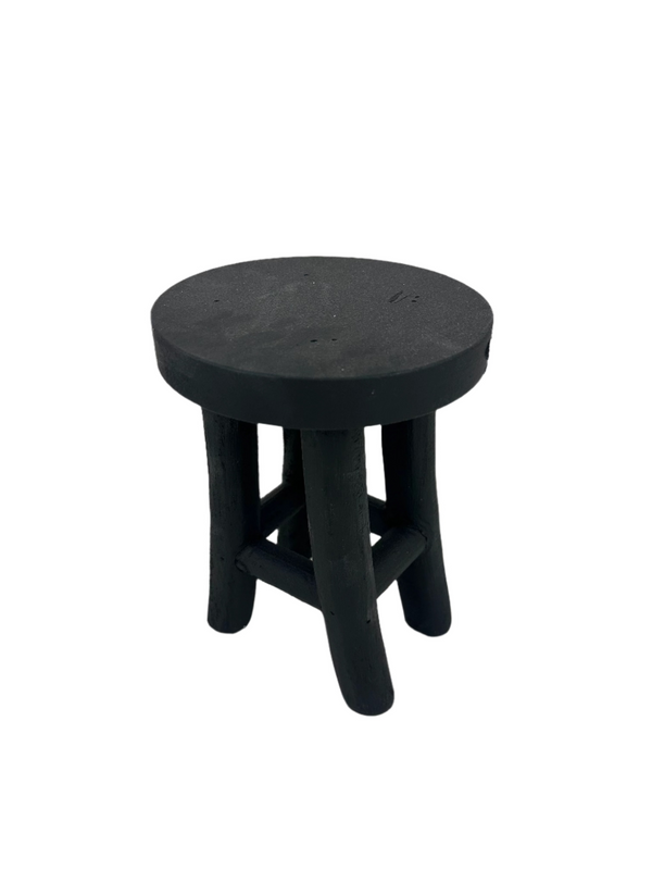 Black Wood Stools