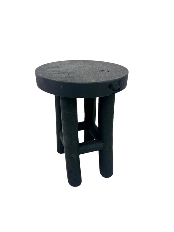 Black Wood Stools