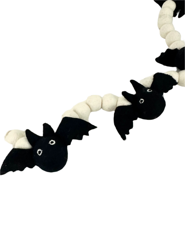 Bat Felt Ball Garland