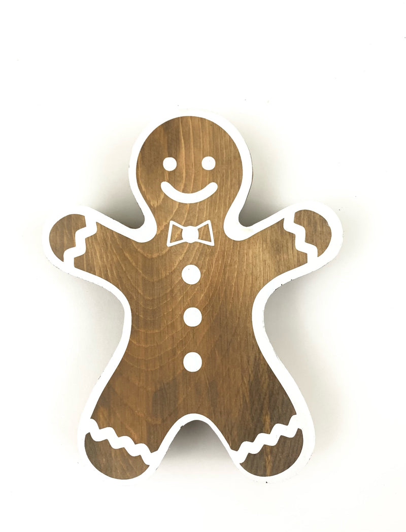 Gingerbread Man Wood Shape