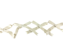 Off White Felt Bow Garland