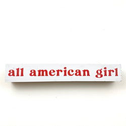 All American Girl <br>Shelf Saying