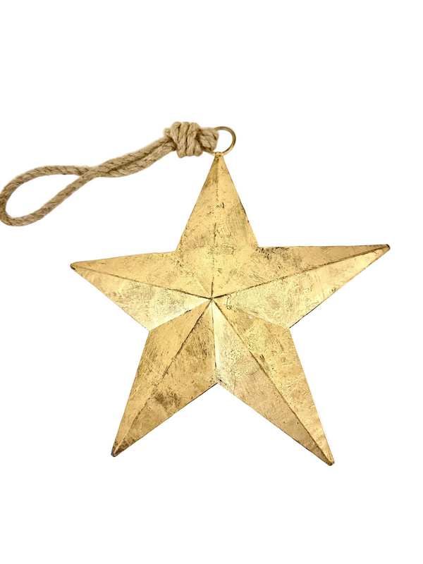 Big Metal Star Ornaments
