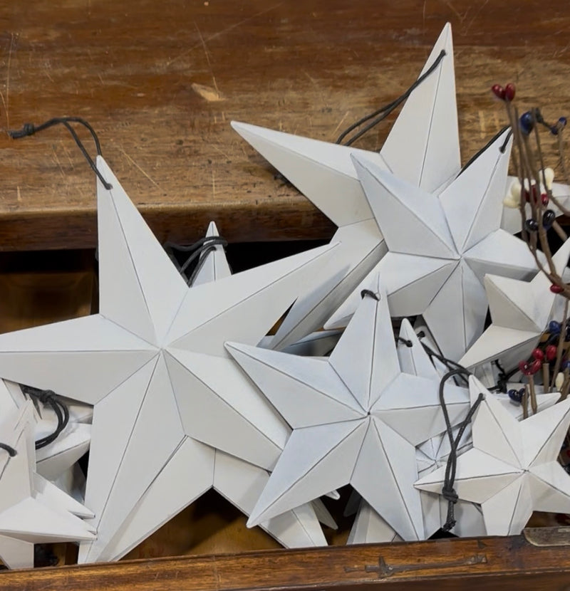 White Metal Star Ornament