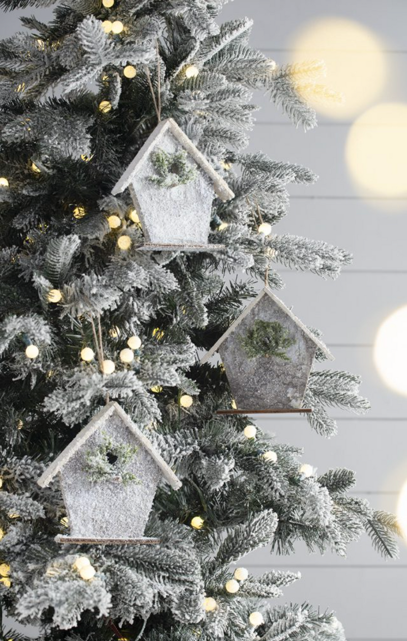 Bird House Ornament