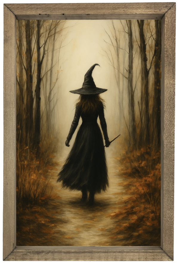 Single Witch in Forest