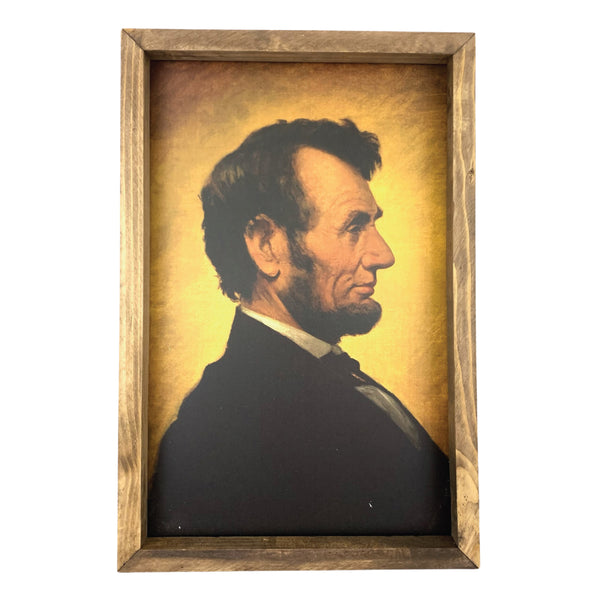 Abraham Lincoln Profile <br>Framed Art