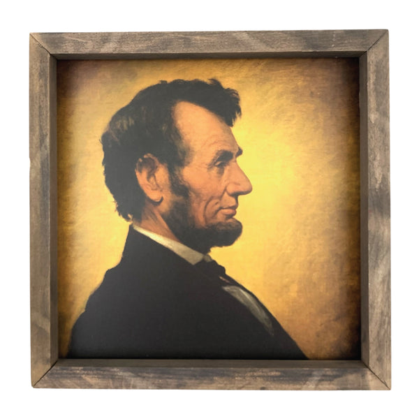 Abraham Lincoln Profile <br>Framed Art