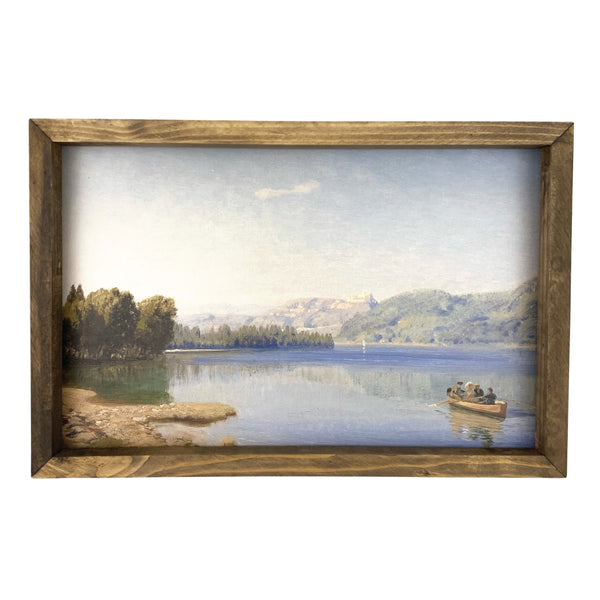 An Afternoon on the Lake <br>Framed Art