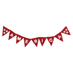 America Felt Pennant Garland