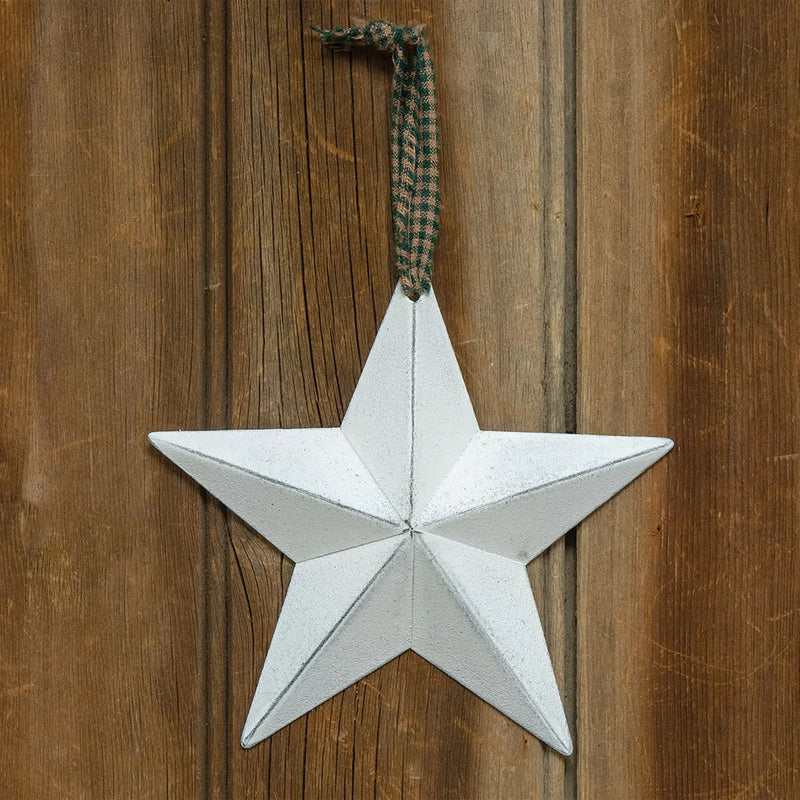 White Metal Star Ornament