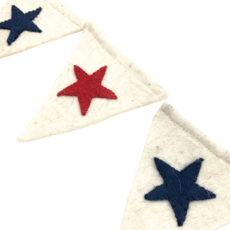 USA Felt Pennant Garland