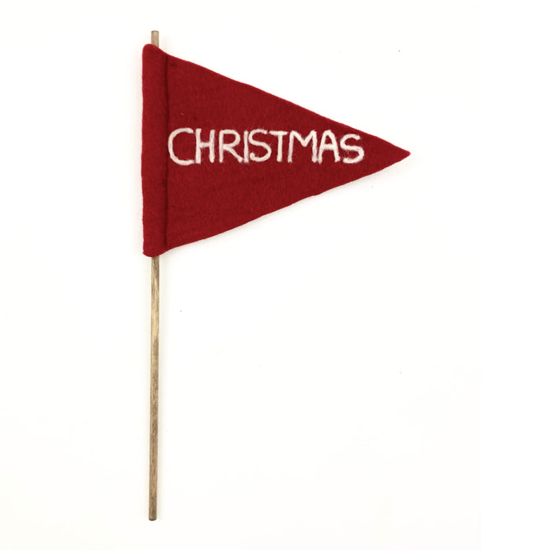 Christmas Felt Flag