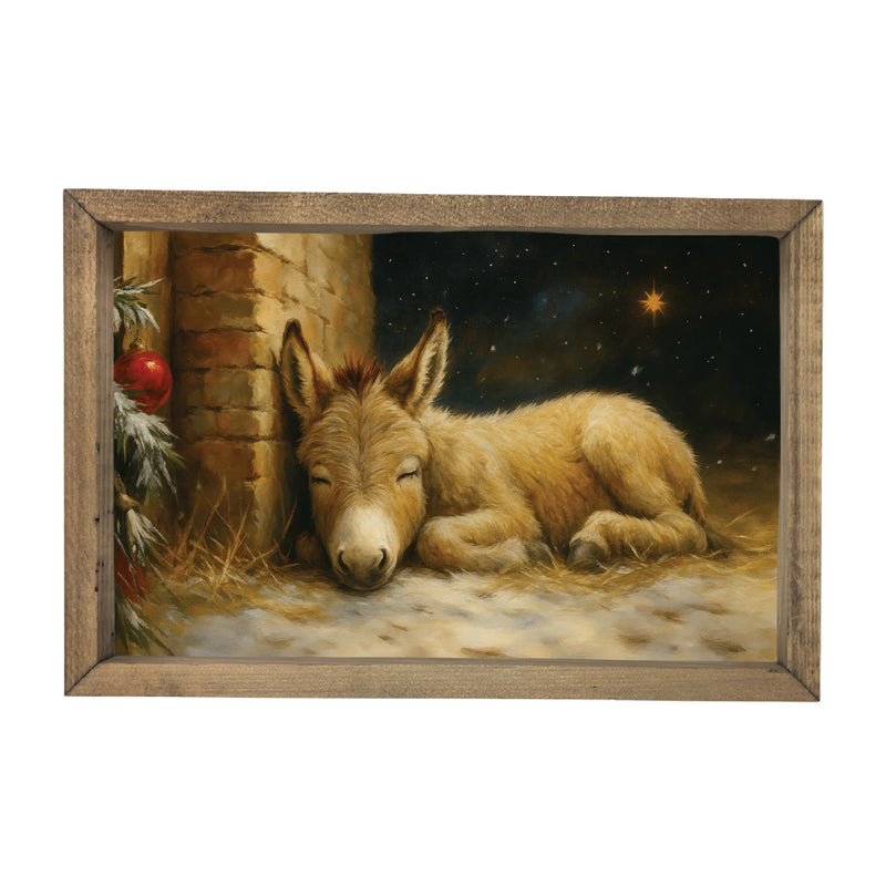 Resting Donkey <br>Framed Art