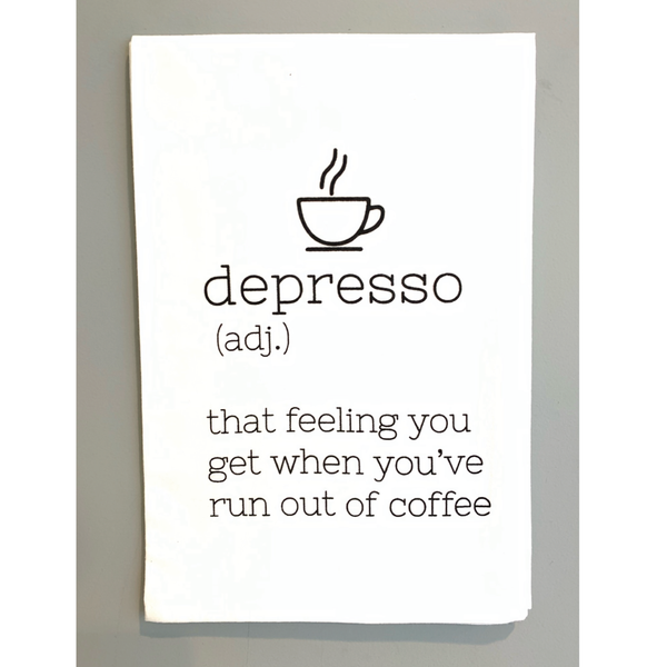 *CLOSEOUT* Depresso <br>Dish Towel
