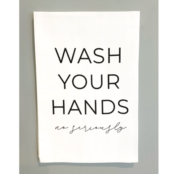 *CLOSEOUT* Wash your Hands <br>Dish Towel