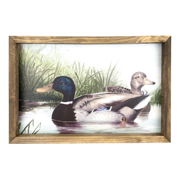 Ducks on the River <br>Framed Art