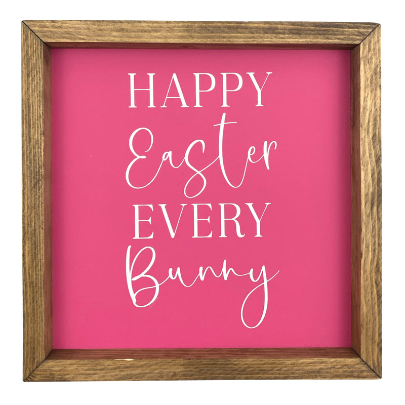 Happy Easter Every Bunny<br>Framed Saying