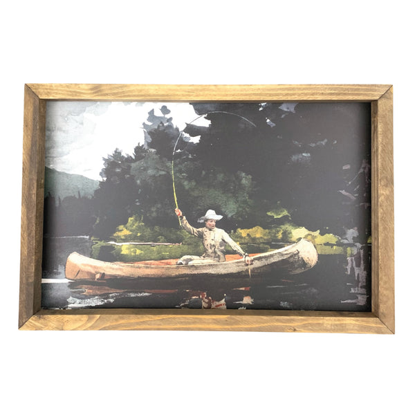 Fishing in the North Woods <br>Framed Art