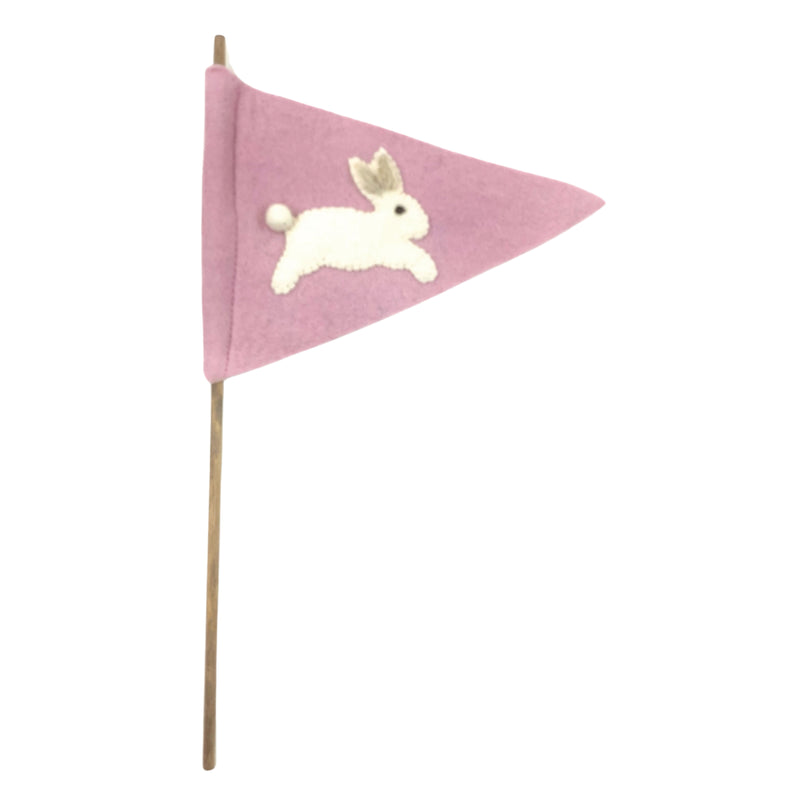 Bunny Felt Flag