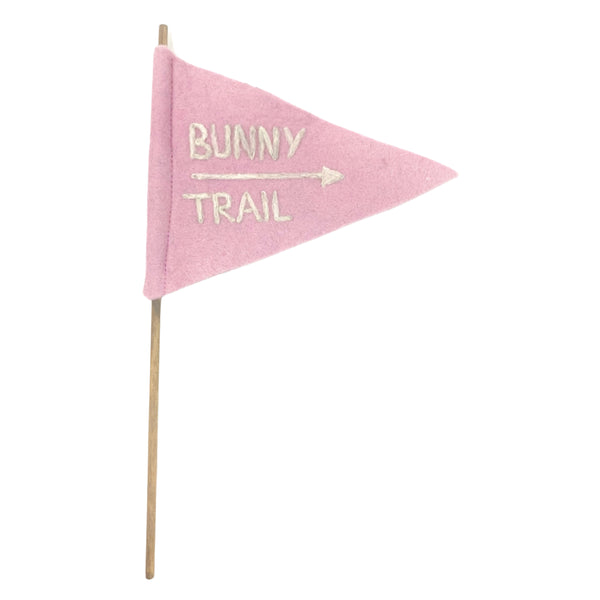 Bunny Trail Felt Flag