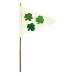 Lucky Clover Felt Flag