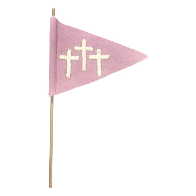 Cross Felt Flag