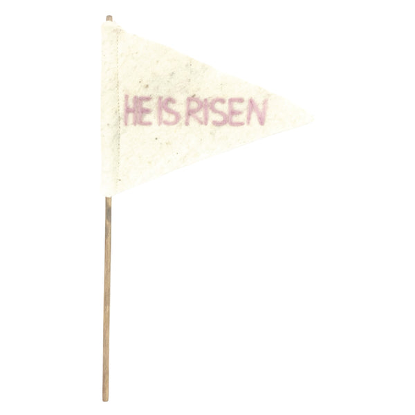 He is Risen Felt Flag