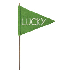 Lucky Felt Flag