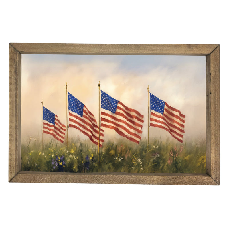 Four Flags <br>Framed Art