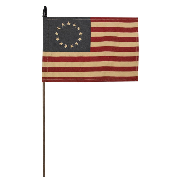 Teastained Betsy Ross Flag