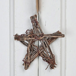 Rattan Vine Star Ornament