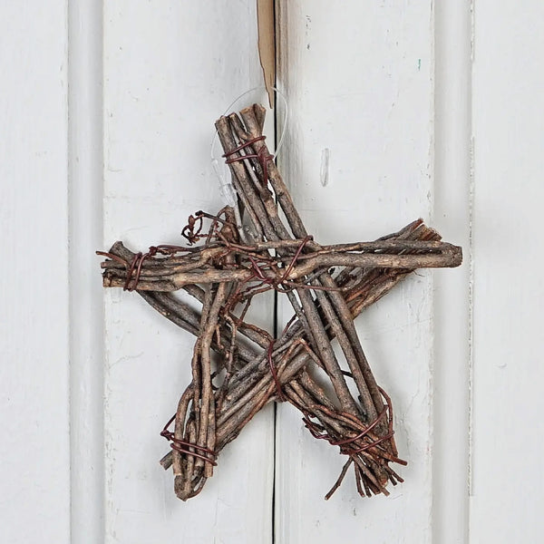 Rattan Vine Star Ornament