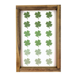 Gradient Clovers <br>Framed Art