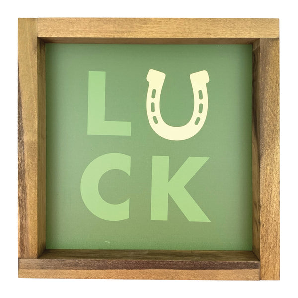 Luck <br>Framed Art