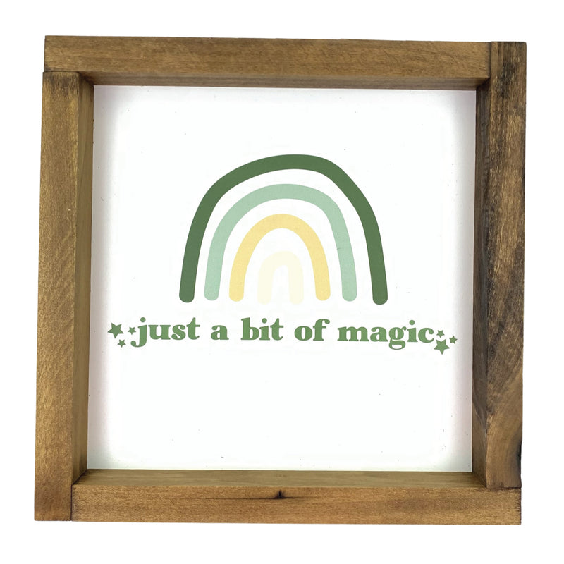 Just A Bit of Magic Rainbow <br>Framed Art